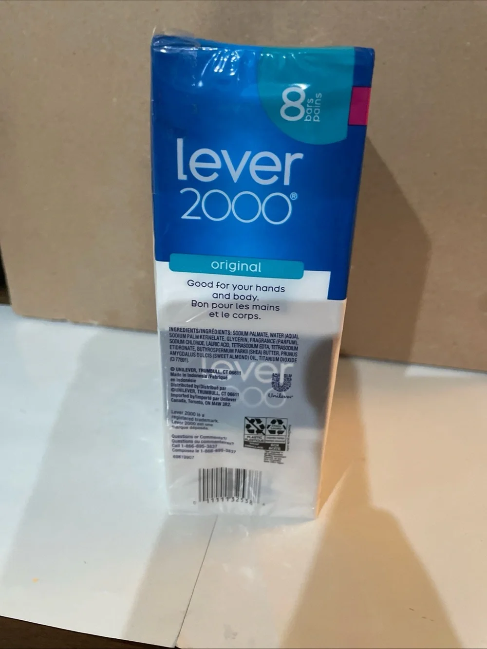 Lever 2000 Original Bar Soap Pack of 8 Bars 4 oz Each NOS NEW